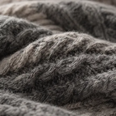 Cozy Cable Knit Sweater Texture Close-Up