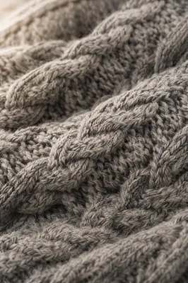 Cozy Cable Knit Sweater Texture Background
