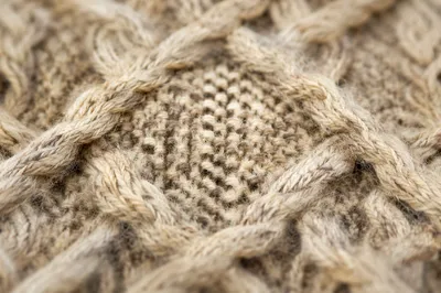 Cozy Cable Knit Sweater Texture