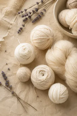 Recycled Kraft Paper Yarn Craft Background