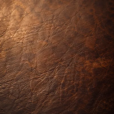 Aged Brown Leather Patina Texture Background
