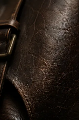 Aged Brown Leather Patina Macro Texture