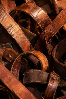 Aged Brown Leather Patina Texture Closeup