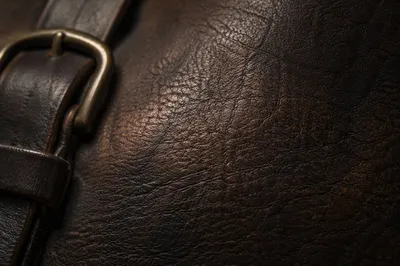Aged Brown Leather Patina Background