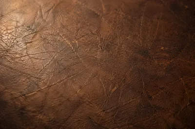 Aged Brown Leather Patina Texture Background