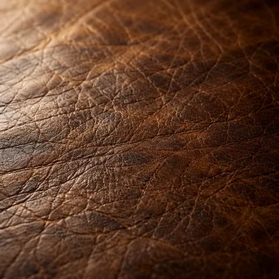 Aged Brown Leather Texture Background
