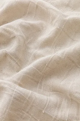Neutral Beige Linen Texture Background