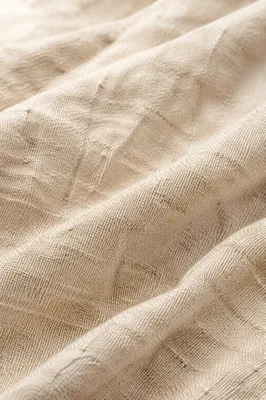 Neutral Beige Linen Texture Background