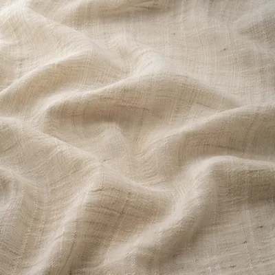 Neutral Beige Linen Fabric Background Texture