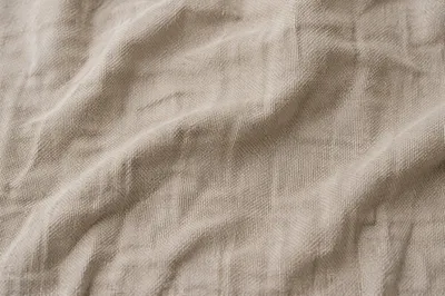 Neutral Beige Linen Fabric Texture Background