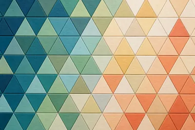 Colorful Tessellated Mosaic Tile Background