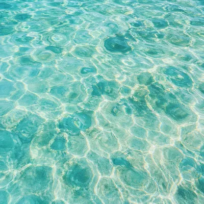Turquoise Ocean Ripple Water Surface Background