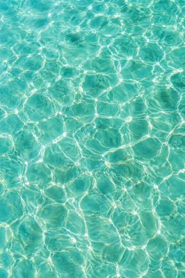 Calm Turquoise Ocean Ripple Background