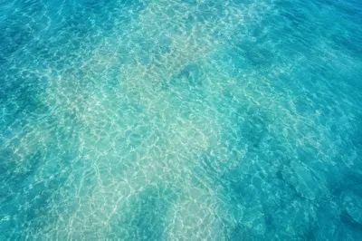 Turquoise Ocean Ripple Texture Background