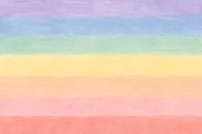 Pastel Rainbow Stripes Clean Background