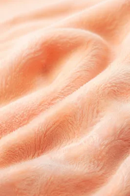 Peach Velvet Texture Macro Background