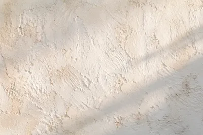 Sunlit Mediterranean White Plaster Wall Texture