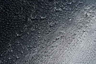 Polished Dark Granite With Condensation Texture