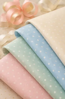 Pastel Polka Dot Wrapping Paper Background