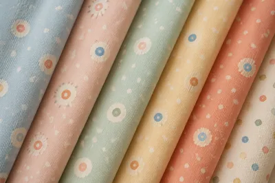 Pastel Polka Dot Fabric Texture