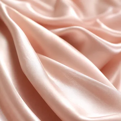 Elegant Pink Champagne Silk Fabric Background