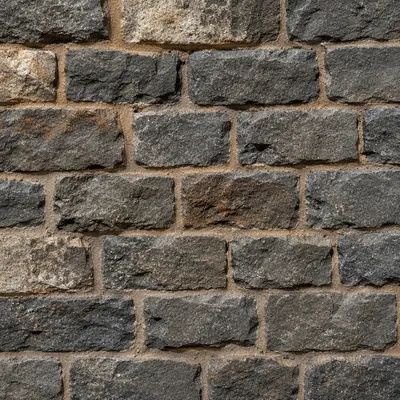 Dark Gray Slate Stone Wall Texture