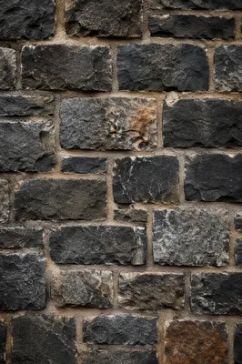 Dark Gray Slate Stone Wall Texture