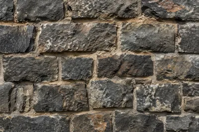 Dark Gray Slate Stone Wall Texture