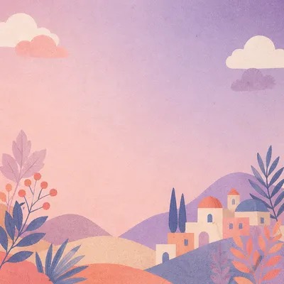 Soft Pink to Purple Pastel Gradient