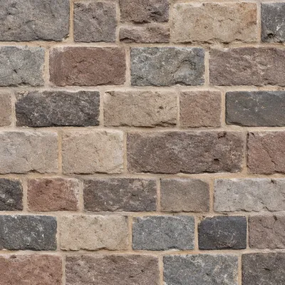 Rustic Gray Stacked Stone Wall Texture