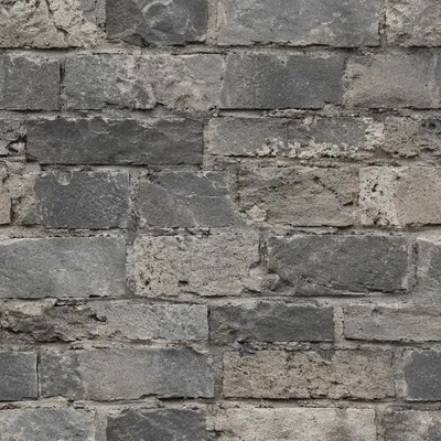 Rustic Gray Stacked Stone Wall Texture