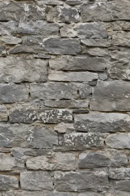 Rustic Gray Stacked Stone Wall Texture