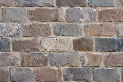 Rustic Gray Stacked Stone Wall Texture