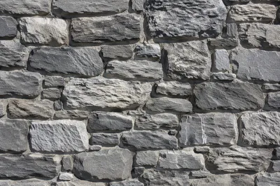 Rustic Gray Stacked Stone Wall Texture