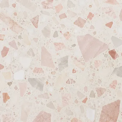 Pink and White Terrazzo Floor Texture