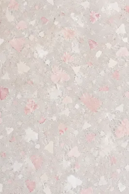 Pink and White Terrazzo Floor Pattern