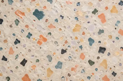 Colorful Terrazzo Speckled Surface Background