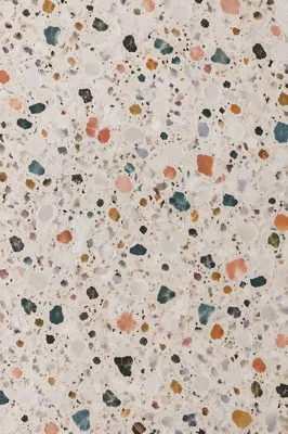 Polished Colorful Terrazzo Surface Background