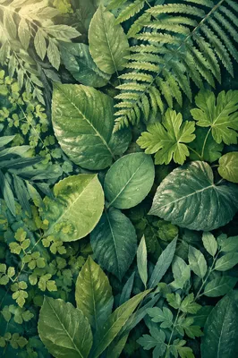 Lush Tropical Monstera Palm Leaf Background