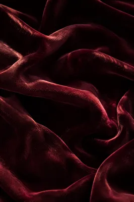 Deep Burgundy Velvet Folded Texture Background