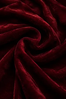 Deep Burgundy Velvet Folded Texture Background