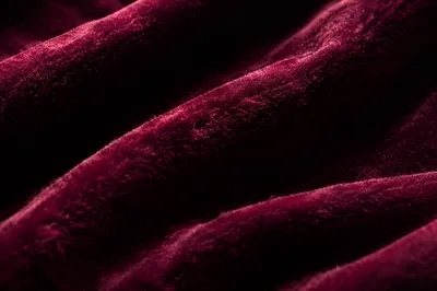 Deep Burgundy Velvet Fabric Texture