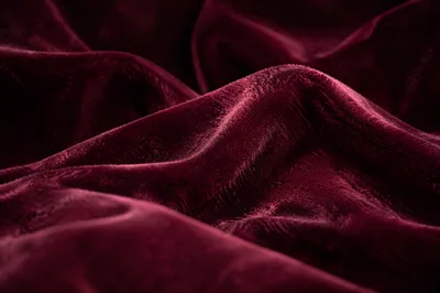 Deep Burgundy Velvet Fabric Background Texture