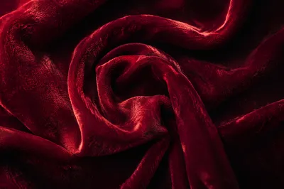 Deep Burgundy Velvet Folded Texture Background