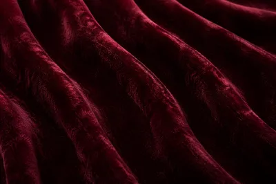 Deep Burgundy Velvet Folded Texture Background