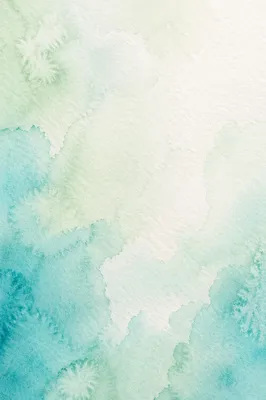 Soft Blue Green Watercolor Paper Background