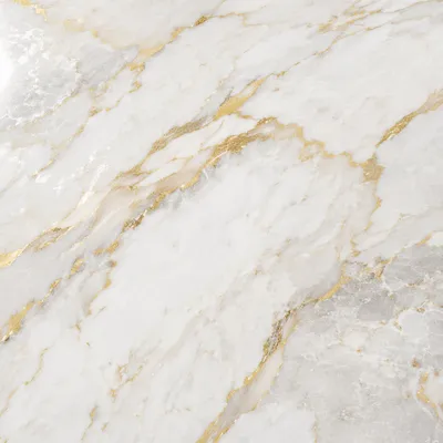 Clean White Marble With Gold Veins