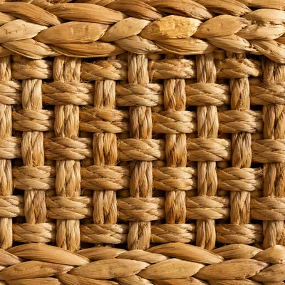 Natural Woven Basket Texture Close Up