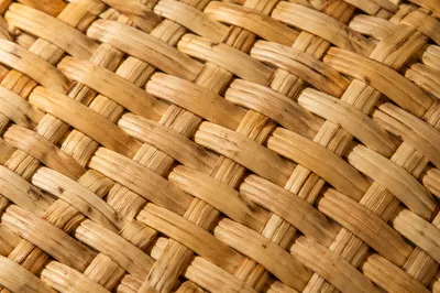 Natural Woven Basket Texture Background