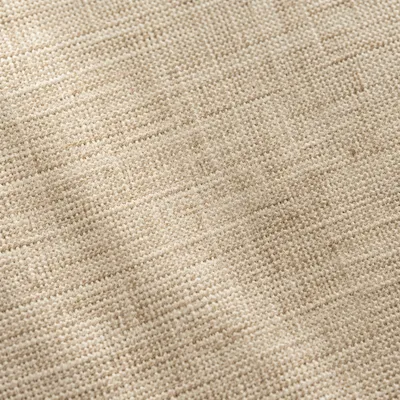 Neutral Woven Linen Placemat Texture Background